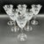 1970s Meissen Crystal Wine Glasses, Floral Engraved & Cane Cut, German Bleikristall, 1960s, Set of 6 For Sale - Image 5 of 18