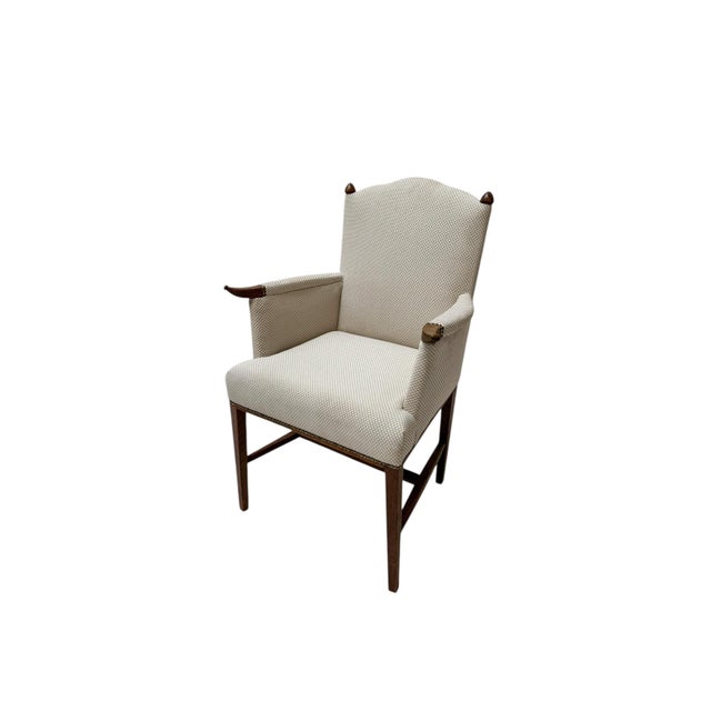 Art Deco Amsterdam School Chair by Willem Penaat for Metz & Co., 1920s For Sale - Image 10 of 12