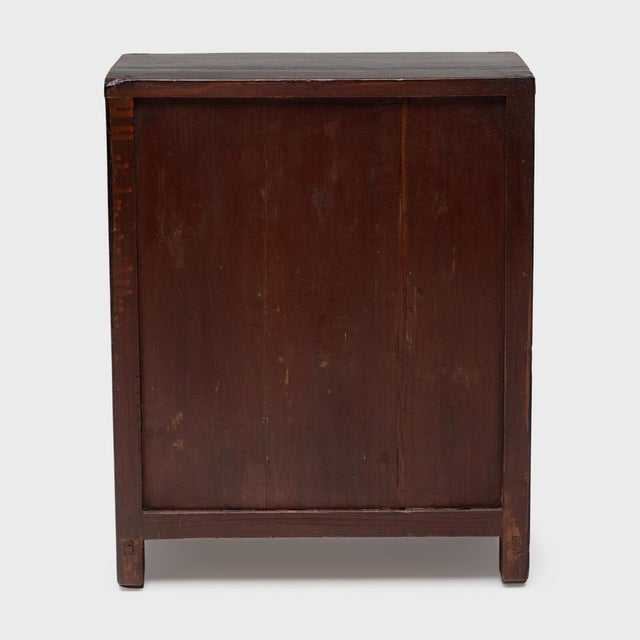 Chinese Petite Fujian Lacquer Cabinet, C. 1900 For Sale - Image 4 of 7