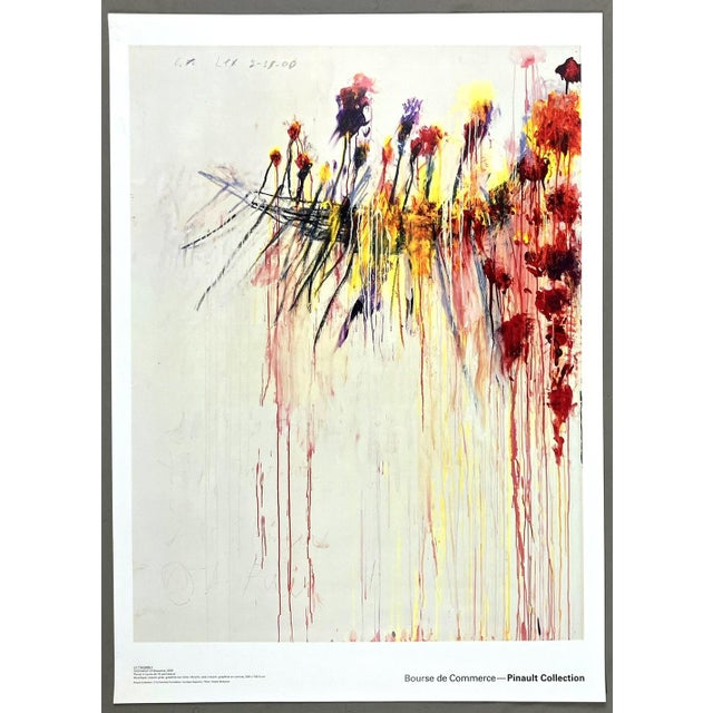 Cy Twombly Coronation of Sesostris Original Paris Exhibition Poster For Sale - Image 10 of 10