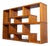 Vintage Scandinavian Teak Modular Puzzle Wall Unit Room Divider, 4 Pieces For Sale