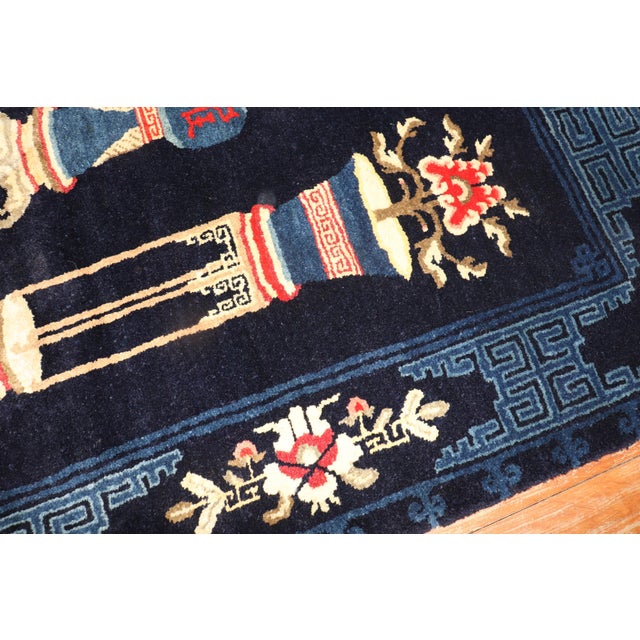 Antique Chinese Peking Rug - 4'5" x 6'8" For Sale - Image 10 of 11