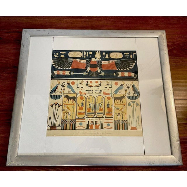 Belzoni, Giovanni Battista -Egypt & Nubia Original Hand Colored Plate Print 1820, Framed For Sale - Image 9 of 10