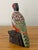 Mid 20th Century Midcentury Handpainted Pheasant Stone Carving With Glass Eyes For Sale - Image 5 of 8
