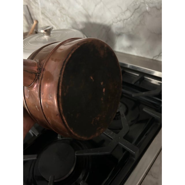 American Vintage Copper Tea Kettle For Sale - Image 3 of 7