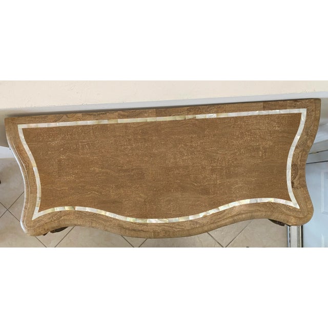 We bought our foyer table at DCOTA (Design Center of the Americas) in 2000 ... and it's been in the same spot for 23...