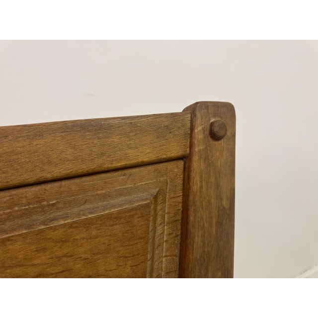 Vintage Belgian Oak Bench by De Puydt, 1960s For Sale - Image 9 of 15