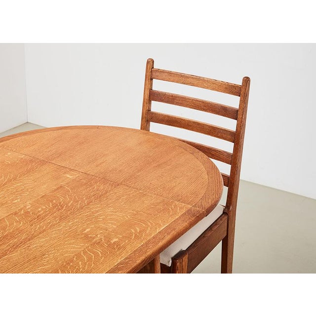 Dining Set by Bas van Pelt for My Home, Netherlands, 1940s, Set of 5 For Sale - Image 13 of 14