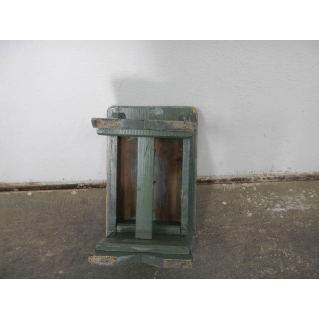 Fir Wood Stool, 1960s For Sale - Image 9 of 11