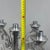 Five-Light Chrome and Metal Candlestick, 1970s For Sale - Image 10 of 11