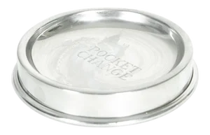 English Silver Plated Pocket Change Tray