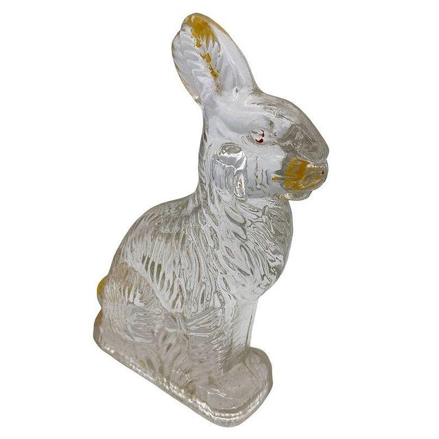 Transparent 1970s Set of 11 Rare Modernist Glass & Lucite Bunny Rabbit Figural Collection For Sale - Image 8 of 18