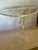 Plastic Mid Century Modern Lucite Demilune Console For Sale - Image 7 of 10