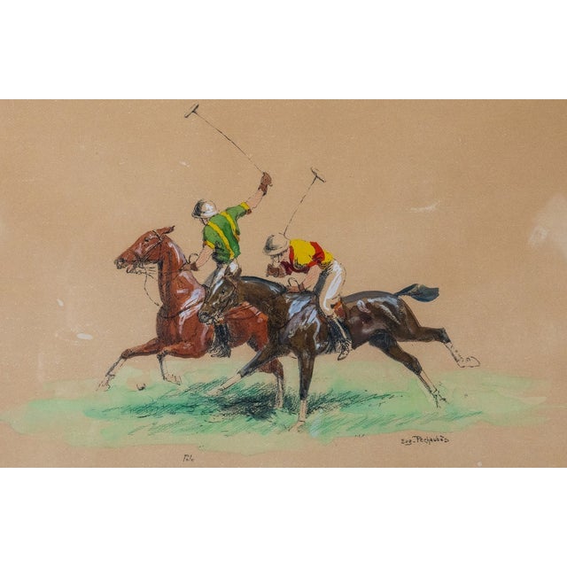 Art Sz: 13 5/8"H x 16 3/4"W Frame Sz: 14 1/4"H x 17 3/8"W Provenance: From The Collection of Nicholas Colquhoun-Denvers,...