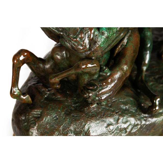 Bronze Sculpture “Tiger Surprising an Antelope” by Antoine-Louis Barye For Sale - Image 13 of 18
