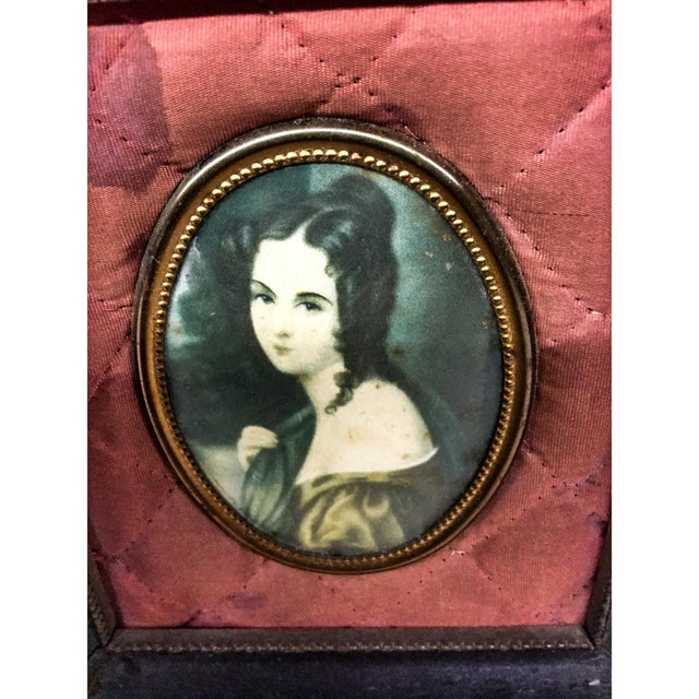 Antique Victorian Framed Woman Portrait For Sale In Portland, ME - Image 6 of 10