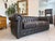 Chesterfield Three Seater Club Sofa from Zigarrenbraun For Sale - Image 8 of 18