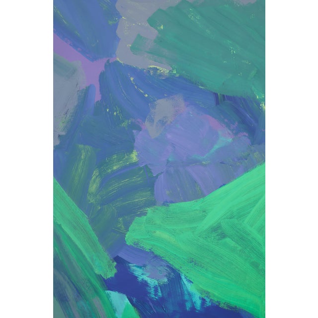 "It Has Superficially Taken Them Into the Next Room by the Hand, and Lead Them Again to the Next Room" Large Floral Acrylic Painting by Simon Findlay For Sale - Image 10 of 12