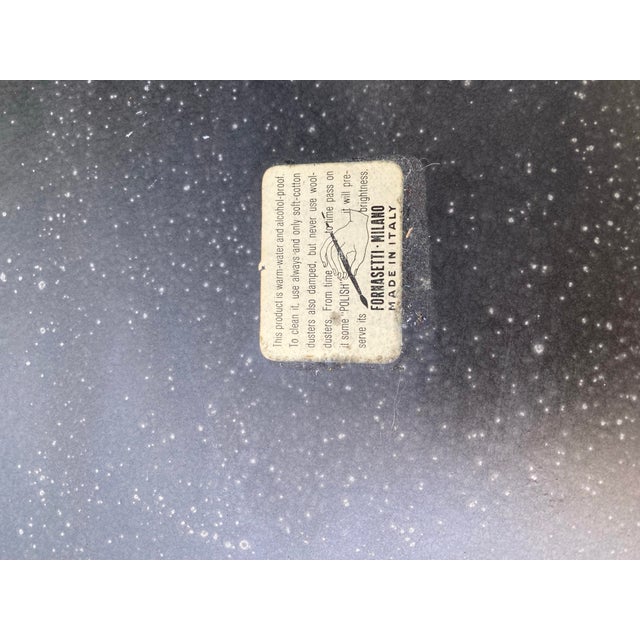 1960s Fornasetti Metal Faux Bamboo Tray Table For Sale - Image 12 of 12