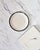 Ivory Set of 8 Minimalist "Variation 3 Dé" Breakfast Plates by Ann Demeulemeester for Serax, in White Glazed Porcelain With Organic Black Border For Sale - Image 8 of 11