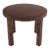 1970s Mid-Century Modern Faux Bamboo Round Occasional Table For Sale