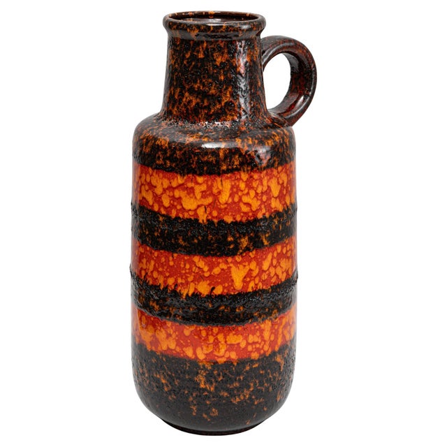 20th Century German 'W. Germany' Ceramic Vase For Sale - Image 15 of 18