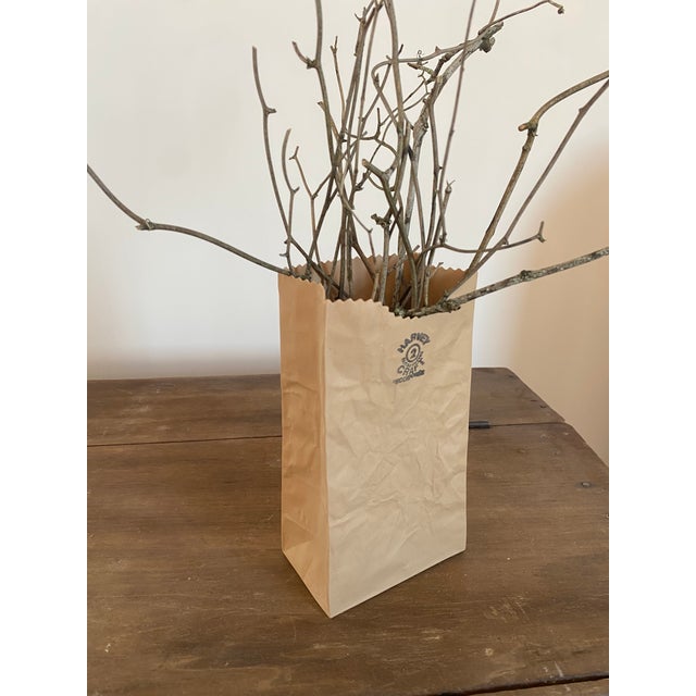 Michael Harvey Ceramic Brown Paper Bag Pop Art Sculpture, 1970s (Canada) For Sale - Image 11 of 18