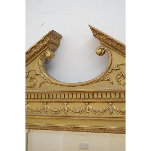 Victorian Gilded Wall Mirror, 1880 For Sale - Image 9 of 15