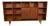 Danish Teak Bookcase with Open Compartments and Sliding Doors, 1950s For Sale