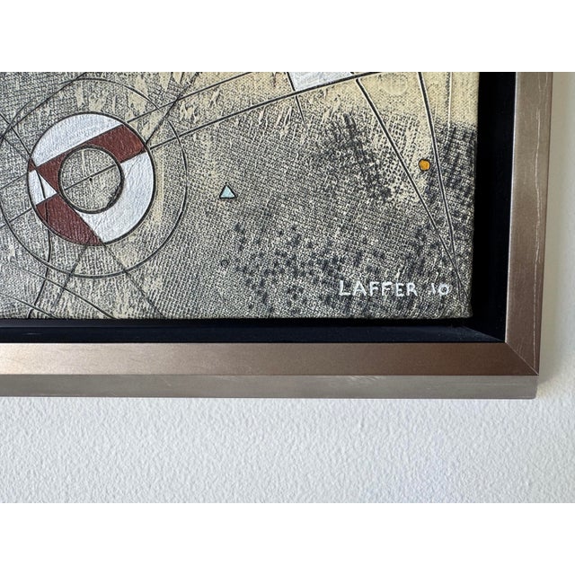 Large - Erick Laffer American( b.1982) Expressionist Abstract Acrylic on Canvas Painting – Framed For Sale - Image 10 of 11