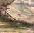 American Antique 19th Century Hudson River Landscape by J. W. Bell, American Pastoral Scene With Cattle For Sale - Image 3 of 9