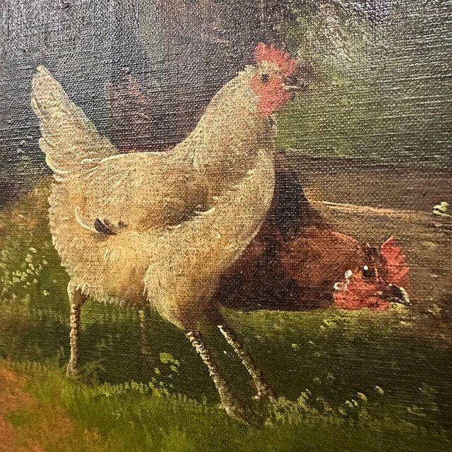 19th Century Framed Oil Painting on Canvas by Paul Henry Schouten (1864-1922) For Sale - Image 13 of 18