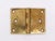 Vintage Mid 20th Century 4 X 3 Polished Brass Corbin Butt Door Hinge For Sale - Image 6 of 6