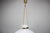 Mid-Century Modern Pendant Lamp in Opaline Milk Glass and Bra, 1970s For Sale - Image 3 of 10