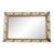 Vintage Hollywood Regency Pierced Gold-Tone Metal Wall or Vanity Mirror For Sale