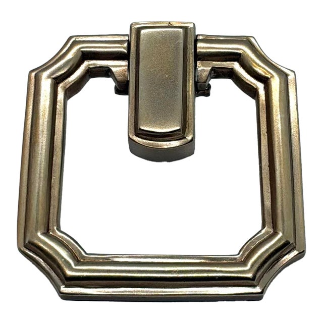 Hickory Chair Square Pull Antique Silver For Sale