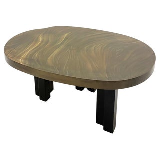 Mid-Century Brass Coffee Table by Christian Krekels, 1970s For Sale