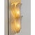 Contemporary Venetian Wall Sconces in Amber Graniglia Leaves Murano Glass by Simoeng for Simoeng, Set of 2 For Sale - Image 3 of 6
