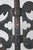 Black Antique English Architectural Wrought Iron Lion Coat of Arms For Sale - Image 8 of 13