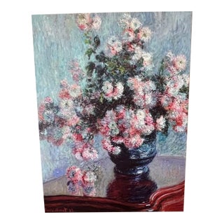 Claude Monet “Chrysanthemums” Canvas Print For Sale