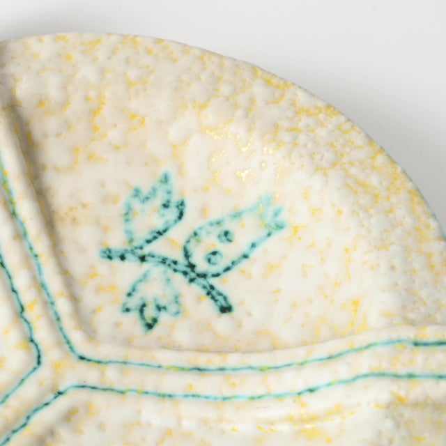 1960s Italian Ceramic Dish from Perugia, 1950s For Sale - Image 5 of 12