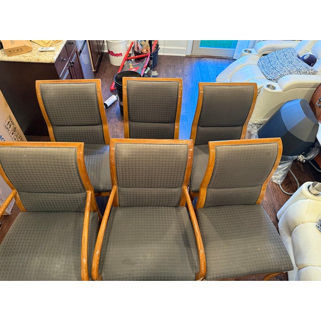 1990s Henredon Dining Chairs - Set of 6 For Sale - Image 11 of 15