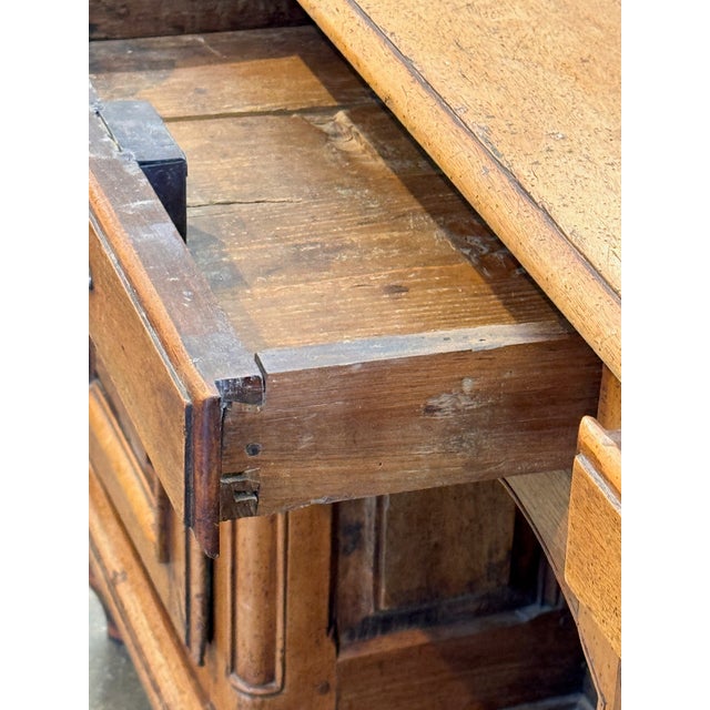 French 18th Century French Walnut Kneehole Desk For Sale - Image 3 of 14