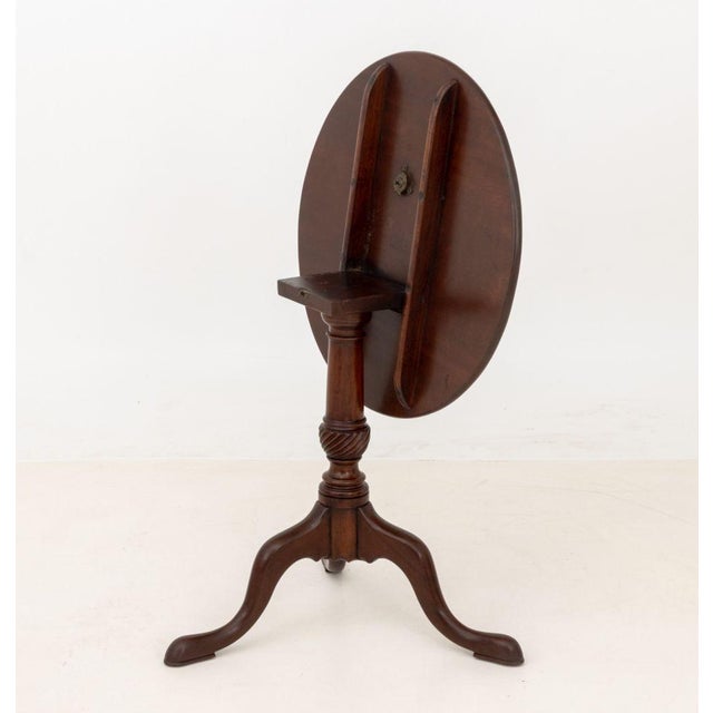 Wood George III Mahogany Tilt-Top Table For Sale - Image 7 of 8