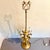 Antique Moorish Revival Lion Motif Brass Eight-Light Figural Lamp, Circa 1900 For Sale - Image 9 of 12