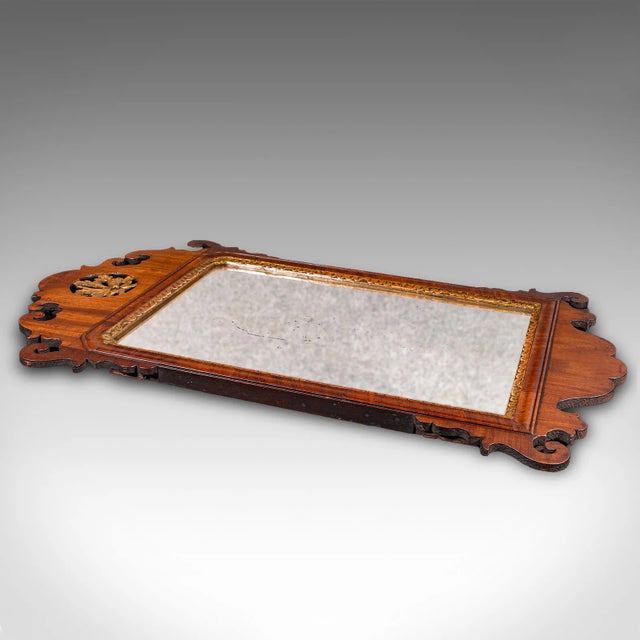 Brown 1780's Antique Vanity Mirror For Sale - Image 8 of 9