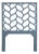 Silas Headboard Twin - Regatta Blue For Sale