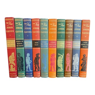 Junior Classics Book Series, Set of 10, C. 1940's For Sale