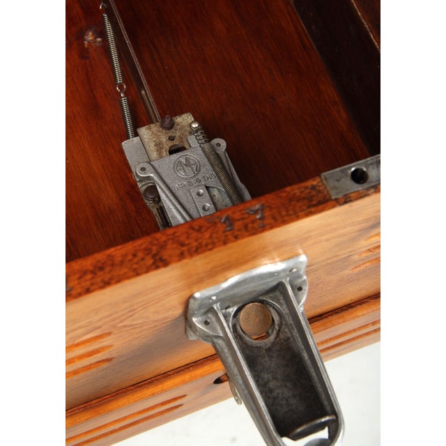 Red French Foosball Table, 1930s For Sale - Image 8 of 18