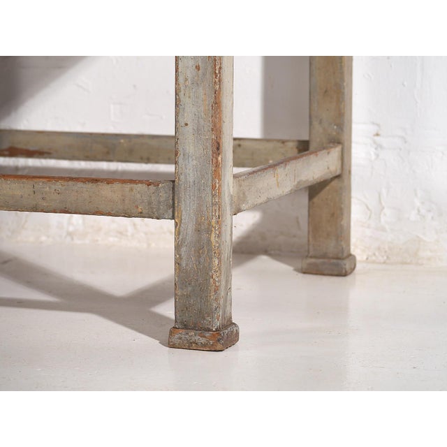 1920s Gray Side Table, 1920s For Sale - Image 5 of 13